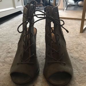 Mix No6 Lace Up Block Heel